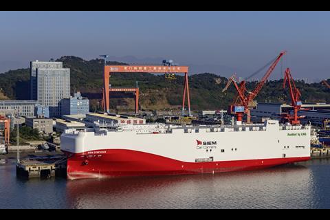 Siem Confucius undergoing final outfitting at the Xiamen yard (copyright: Volkswagen AG).